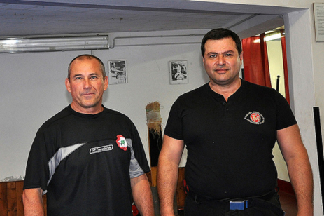 Maestri Philip Floch e Antonio Corrias presso l'HOMBU-DOJO Arezzo