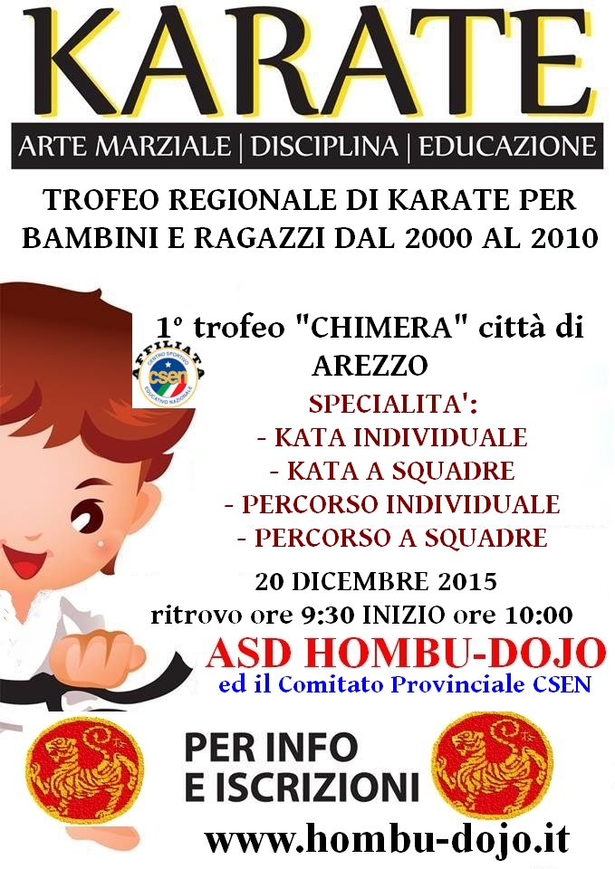 1° Trofeo Chimera - Città di Arezzo - Hombu-dojo